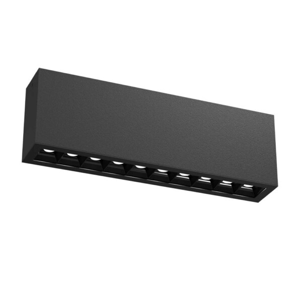 Plafon A - Glare 10 - Czarny (100 mm) 3000K 1041  - Antigo