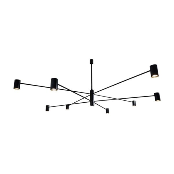 Lampa wisząca Dakata 8 - Czarna 5640  - Antigo