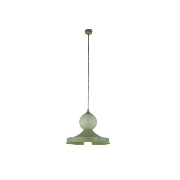 Lampa wisząca ceramiczna TIGALI 5 zielona szałwia 5245 - Antigo
