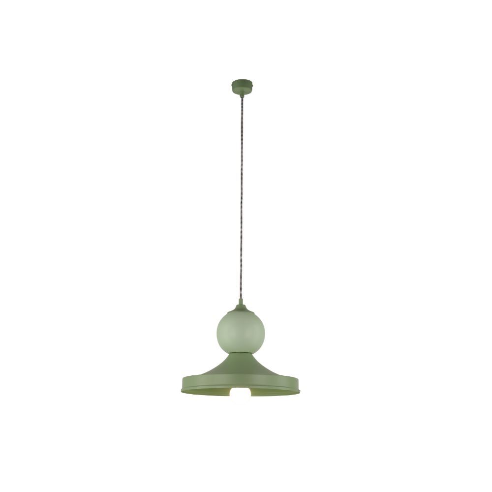 Lampa wisząca ceramiczna TIGALI 5 zielona szałwia 5245 - Antigo