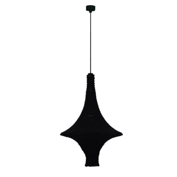 Lampa wisząca Alda M - Czarna (420 mm) 5112 - Antigo