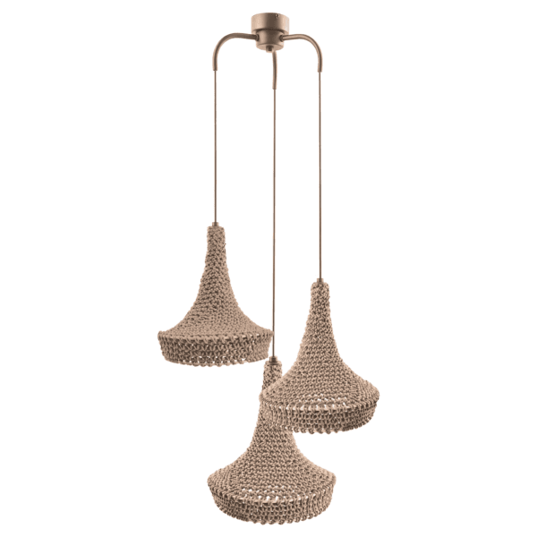 Lampa wisząca Mahaka 3 - Beżowa (500 mm) 5180 - Antigo