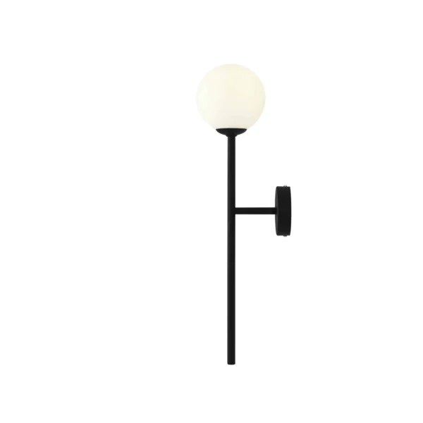 Kinkiet nowoczesny BOSSO BLACK 1087C1 minimalistyczny - Aldex