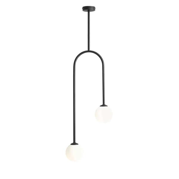 Plafon nowoczesny białe kule NAVE 2 BLACK 1088PL_H1 - Aldex