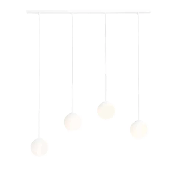 Lampa wisząca nowoczesna BOSSO 4 WHITE 1087L - Aldex