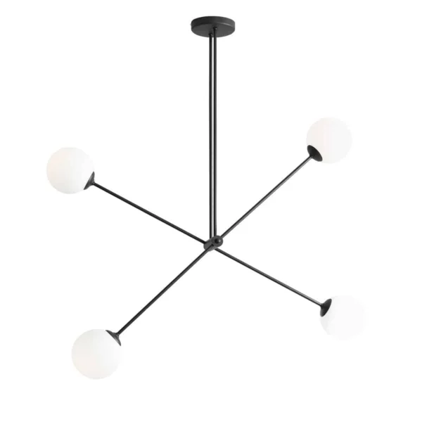 Plafon loft OHIO 4 BLACK 1081PL_L1 - Aldex