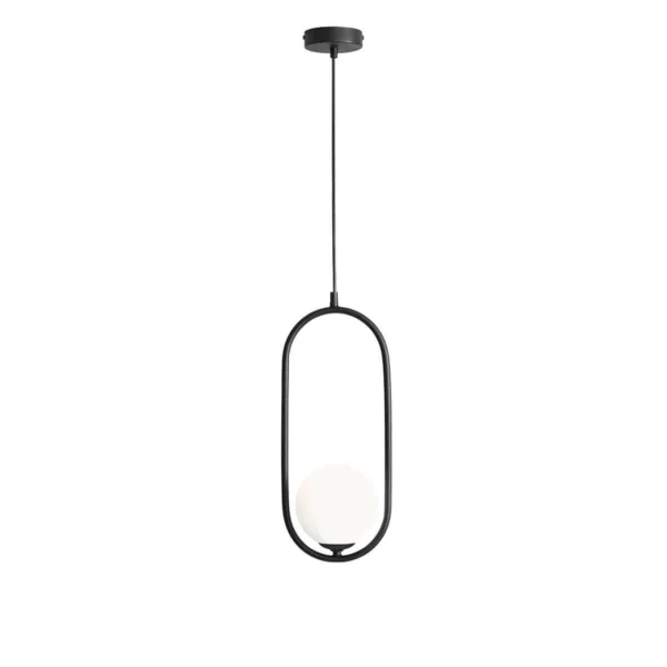 Lampa wisząca nowoczesna RIVA BLACK 1086G1 - Aldex
