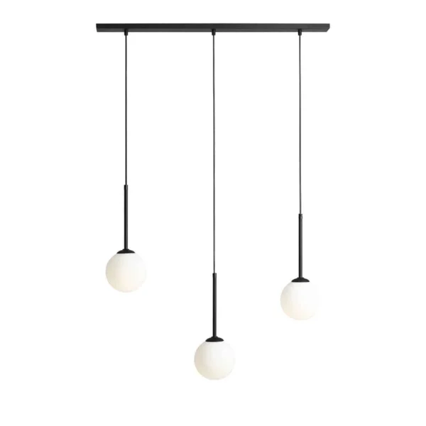 Lampa nad stół wisząca nowoczesna BOSSO 3 BLACK 1087E1 - Aldex