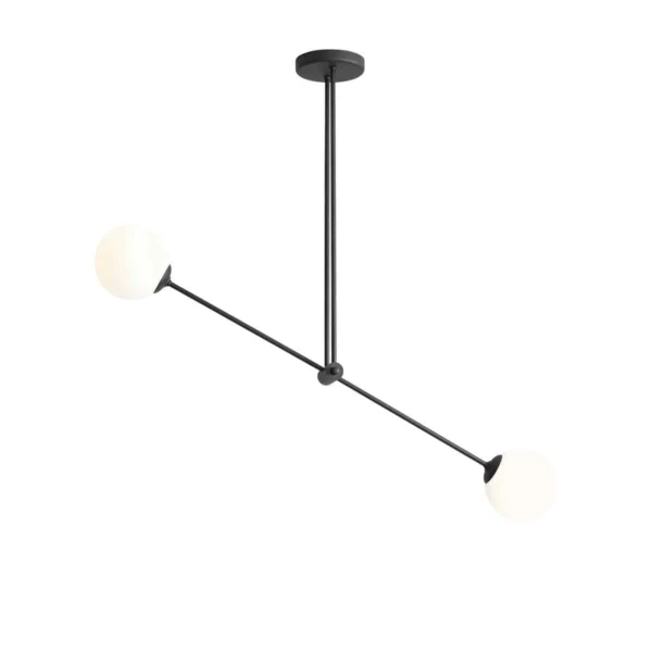 Plafon nowoczesny OHIO 2 BLACK 1081PL_H1 - Aldex