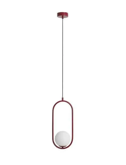 Lampa wisząca designerska RIVA RED WINE 1086G15 - Aldex