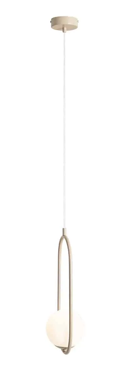 Lampa wisząca designerska RIVA BEIGE 1086G17 - Aldex