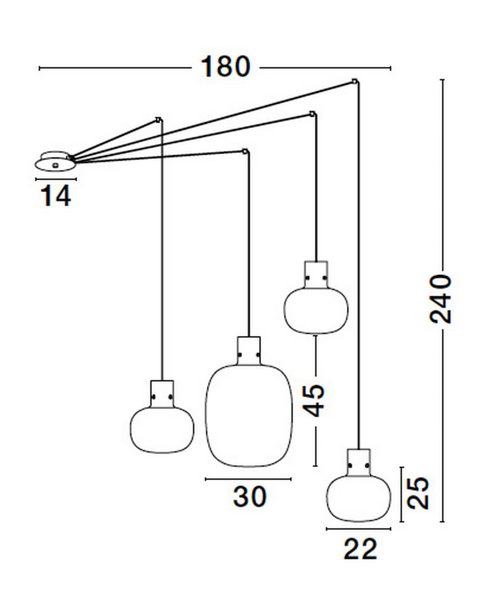 Lampa loft wisząca nowoczesna PADRE LE42632 - Luces Exclusivas - obrazek 6