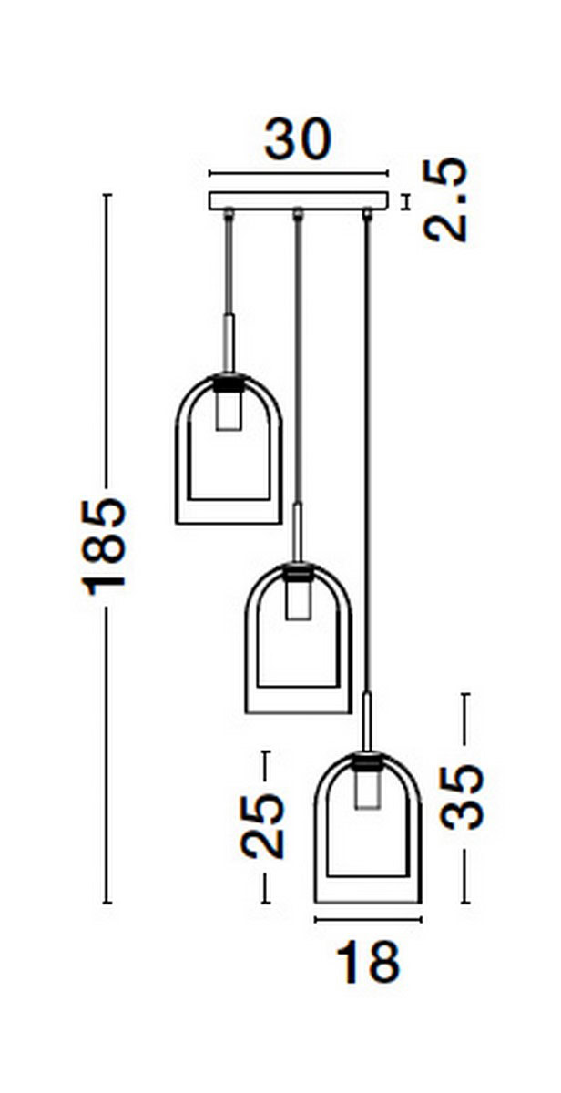 Lampa wisząca nowoczesna BONAO LE42640 - Luces Exclusivas - obrazek 6