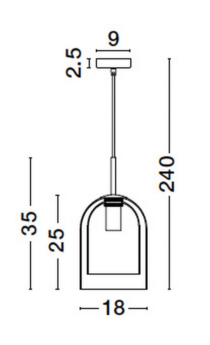 Lampa wisząca nowoczesna BONAO LE42642 - Luces Exclusivas - obrazek 6