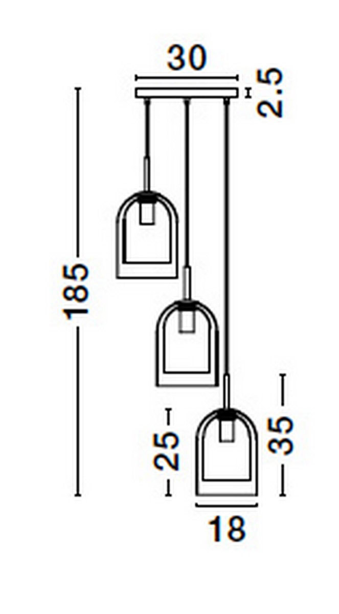 Lampa wisząca nowoczesna BONAO LE42643 - Luces Exclusivas - obrazek 6