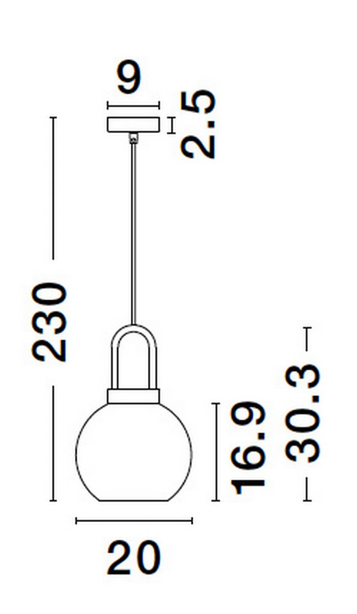 Lampa wisząca nowoczesna BANES LE42653 - Luces Exclusivas - obrazek 6