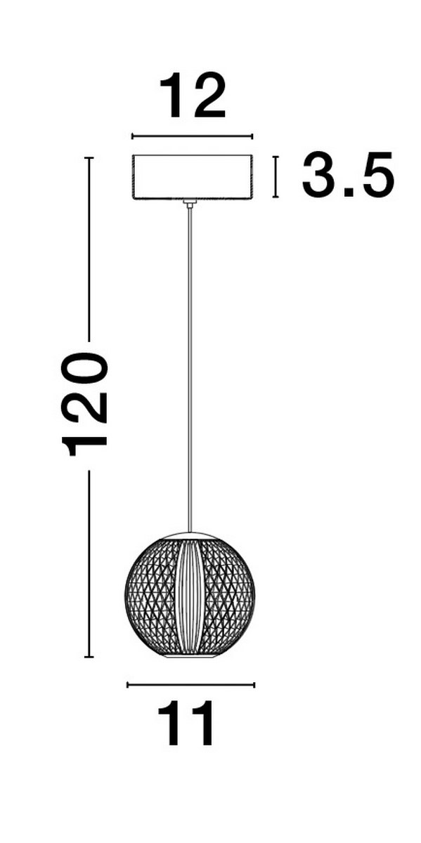 Lampa wisząca nowoczesna LEDOWECANA LE42690 - Luces Exclusivas - obrazek 6