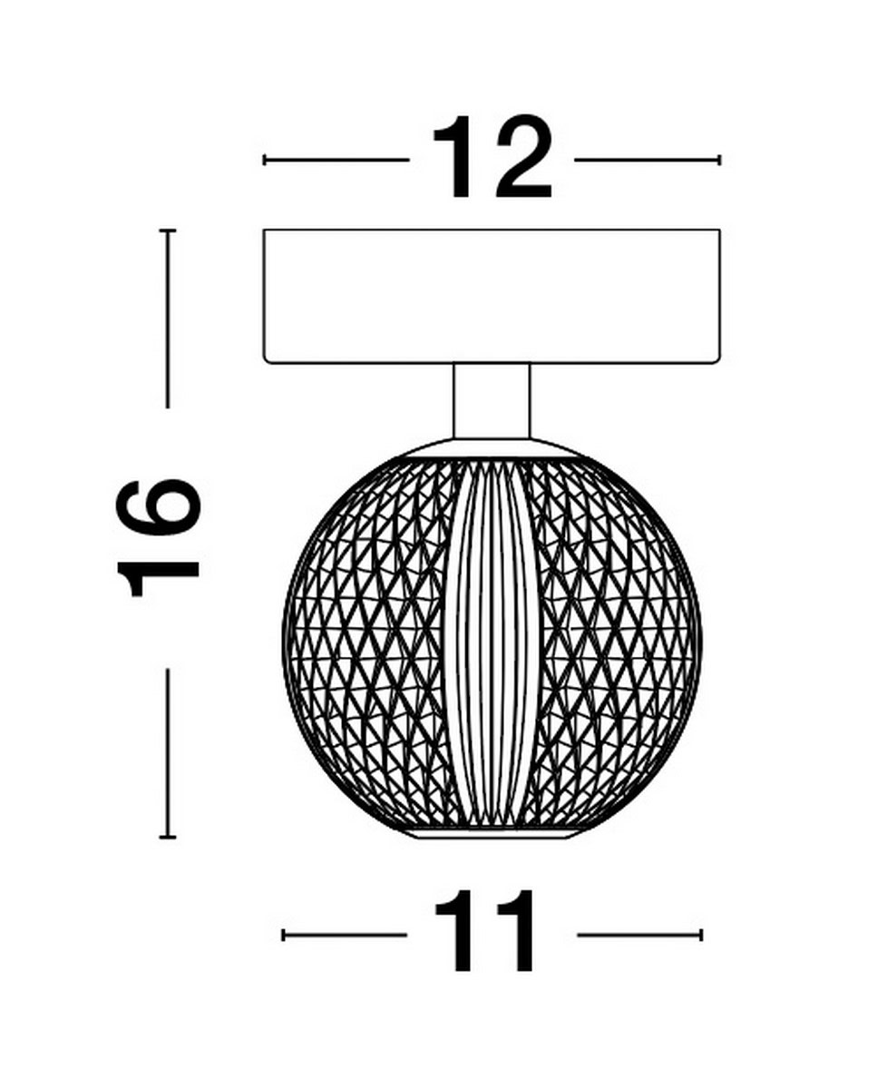 Lampa sufitowa designerska nowoczesna LEDOWECANA LE42691 - Luces Exclusivas - obrazek 4