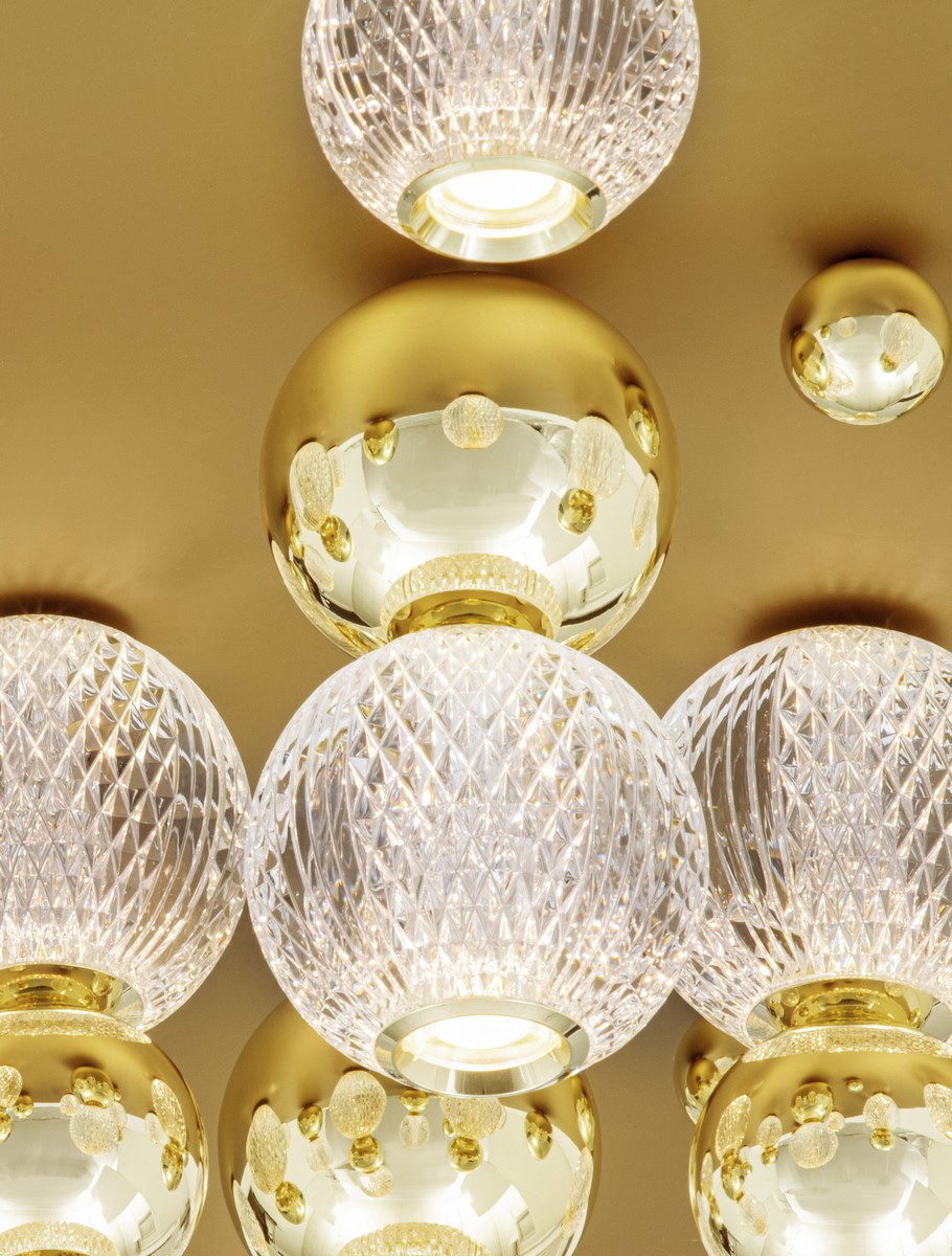 Lampa złota sufitowa nowoczesna LEDOWEPONCE LE42707 - Luces Exclusivas - obrazek 2