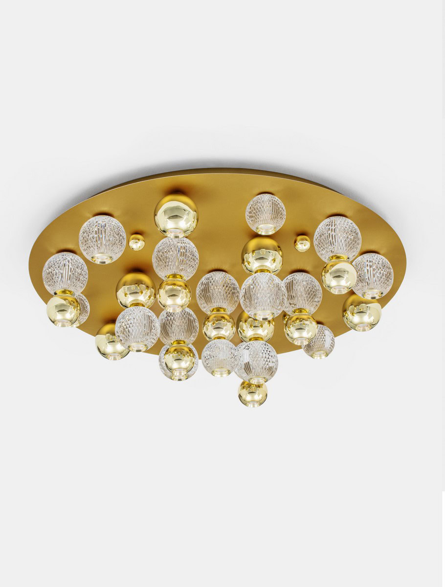 Lampa złota sufitowa nowoczesna LEDOWEPONCE LE42707 - Luces Exclusivas - obrazek 4