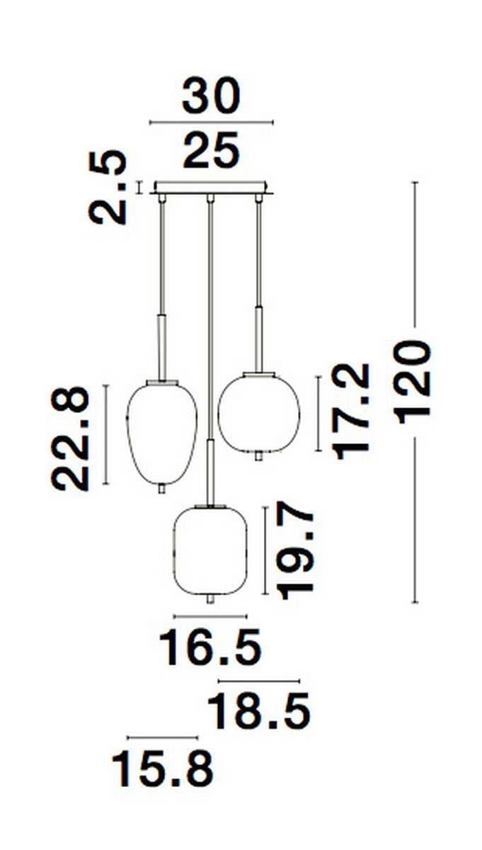 Lampa wisząca nowoczesna MARC LE42724 - Luces Exclusivas - obrazek 5