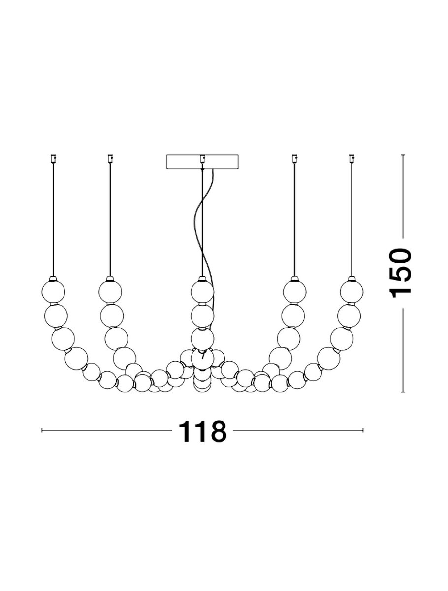 Lampa wisząca MOCA LE42746 - Luces Exclusivas - obrazek 3