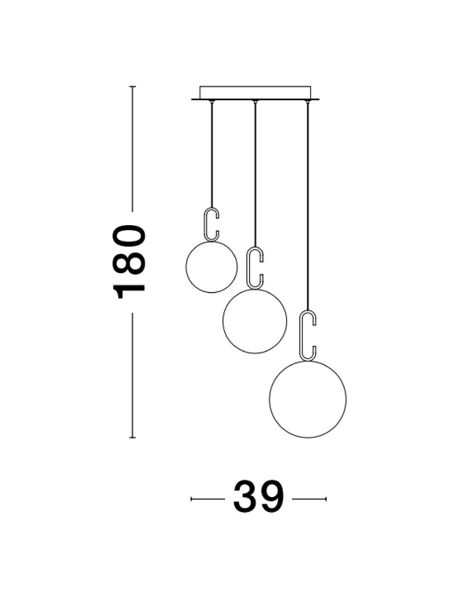 Lampa wisząca YARA LE42758 - Luces Exclusivas - obrazek 3