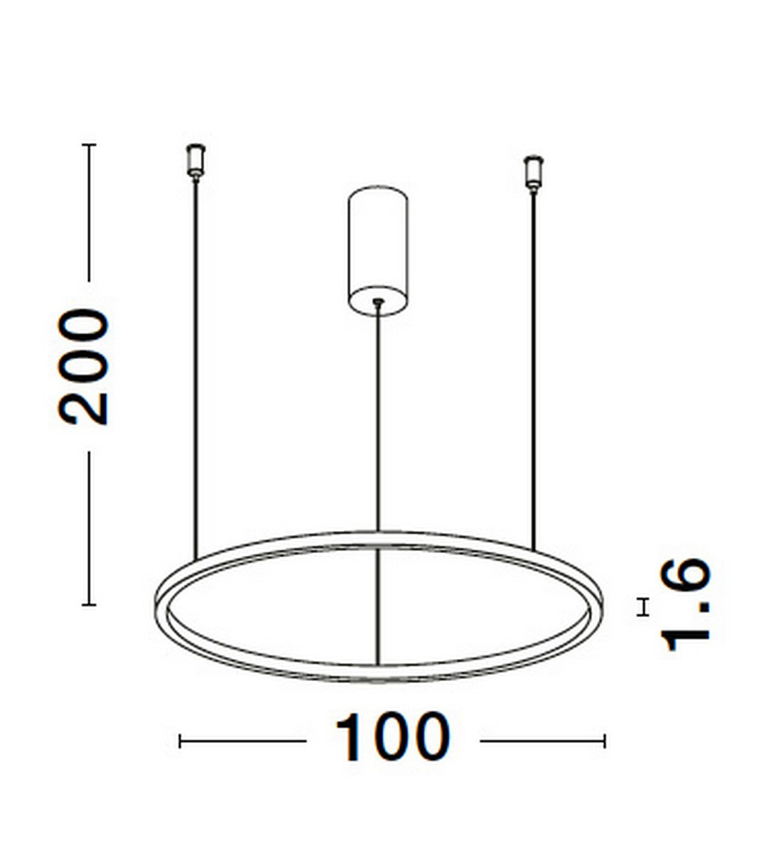 Lampa wisząca TOLUCA LE42782 - Luces Exclusivas - obrazek 4