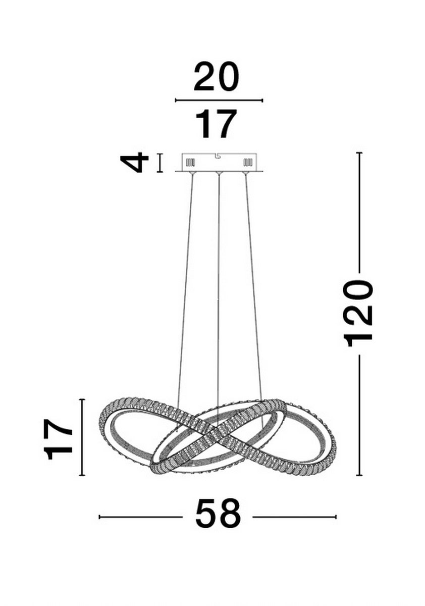 Lampa wisząca TEPIC LE42820 - Luces Exclusivas - obrazek 3