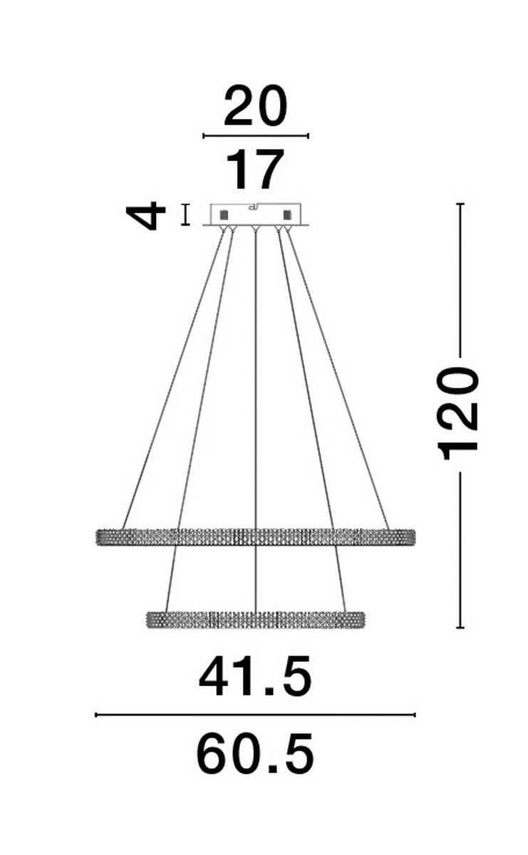 Lampa wisząca TEPIC LE42821 - Luces Exclusivas - obrazek 4