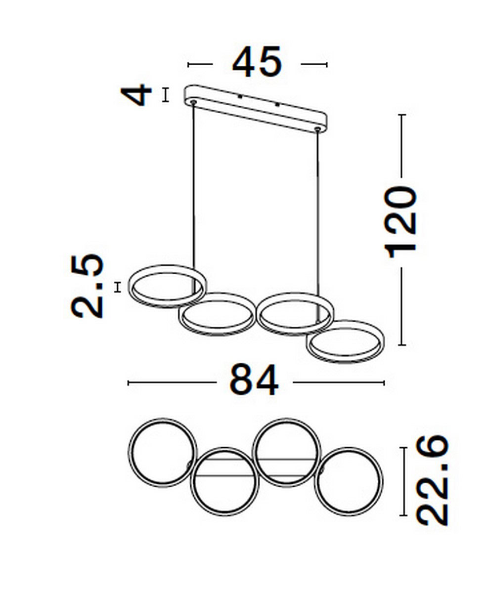 Lampa wisząca GARCIA LE42829 - Luces Exclusivas - obrazek 4
