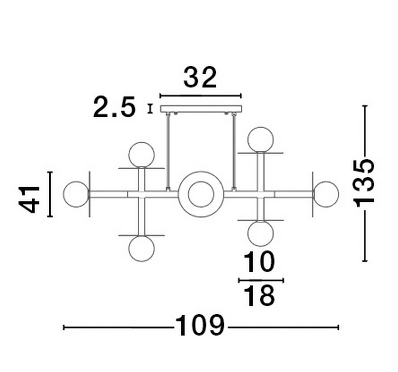 Lampa wisząca URUAPAN LE42890 - Luces Exclusivas - obrazek 2