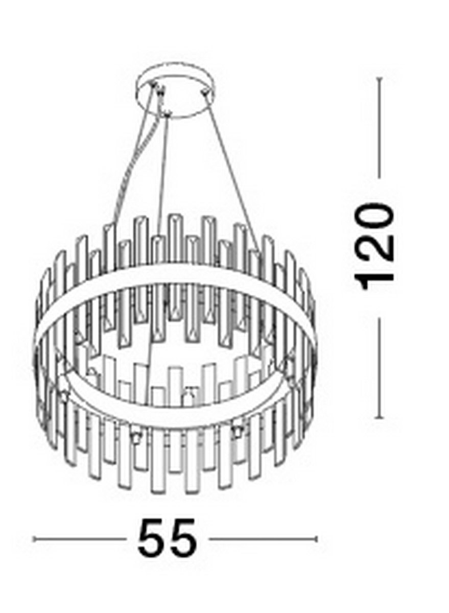 Lampa wisząca CHOLULA LE42908 - Luces Exclusivas - obrazek 4