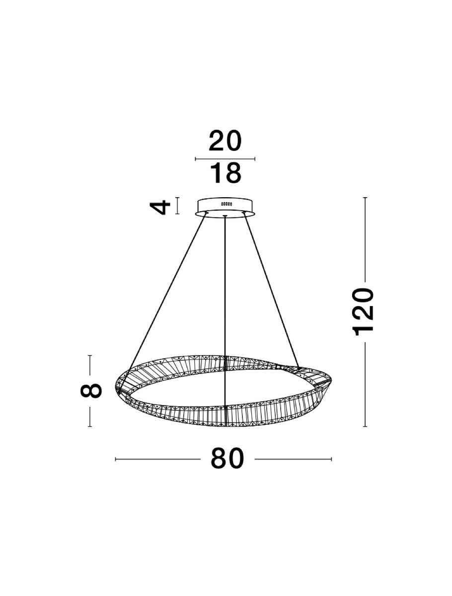 Lampa wisząca BAUTA LE42913 - Luces Exclusivas - obrazek 3