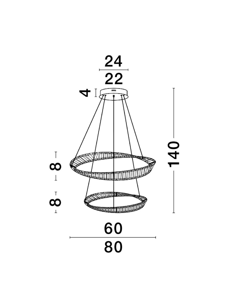 Lampa wisząca BAUTA LE42914 - Luces Exclusivas - obrazek 3