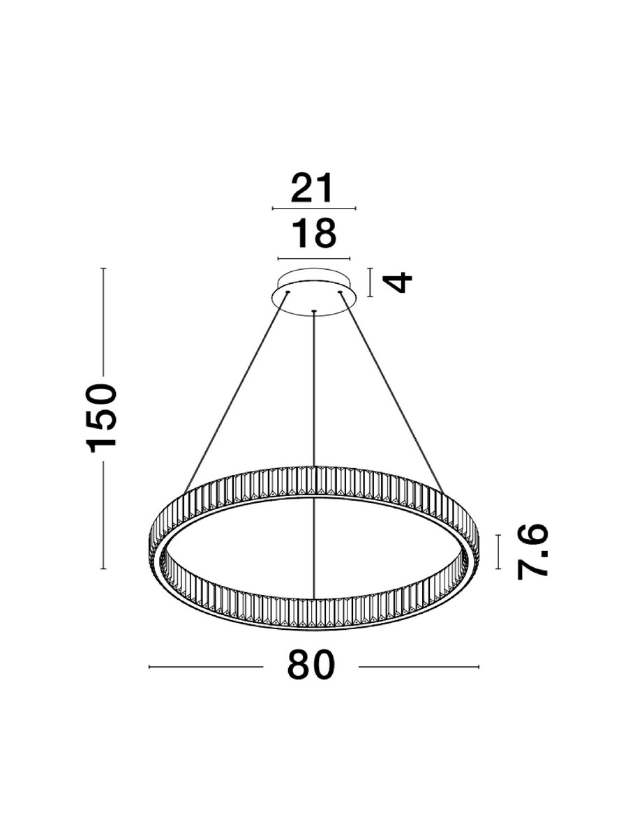 Lampa wisząca BAUTA LE42916 - Luces Exclusivas - obrazek 2