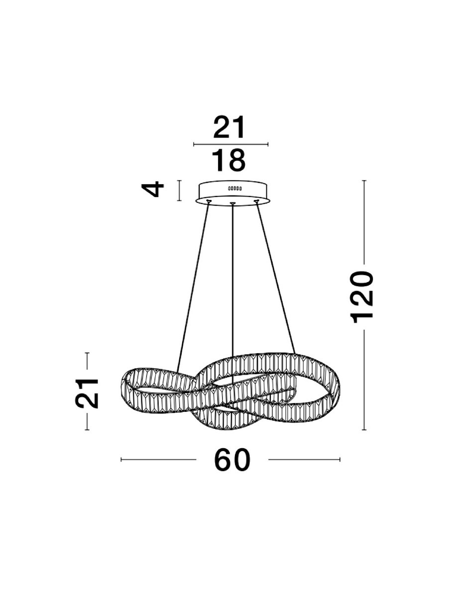 Lampa wisząca SINALOA LE42922 - Luces Exclusivas - obrazek 3