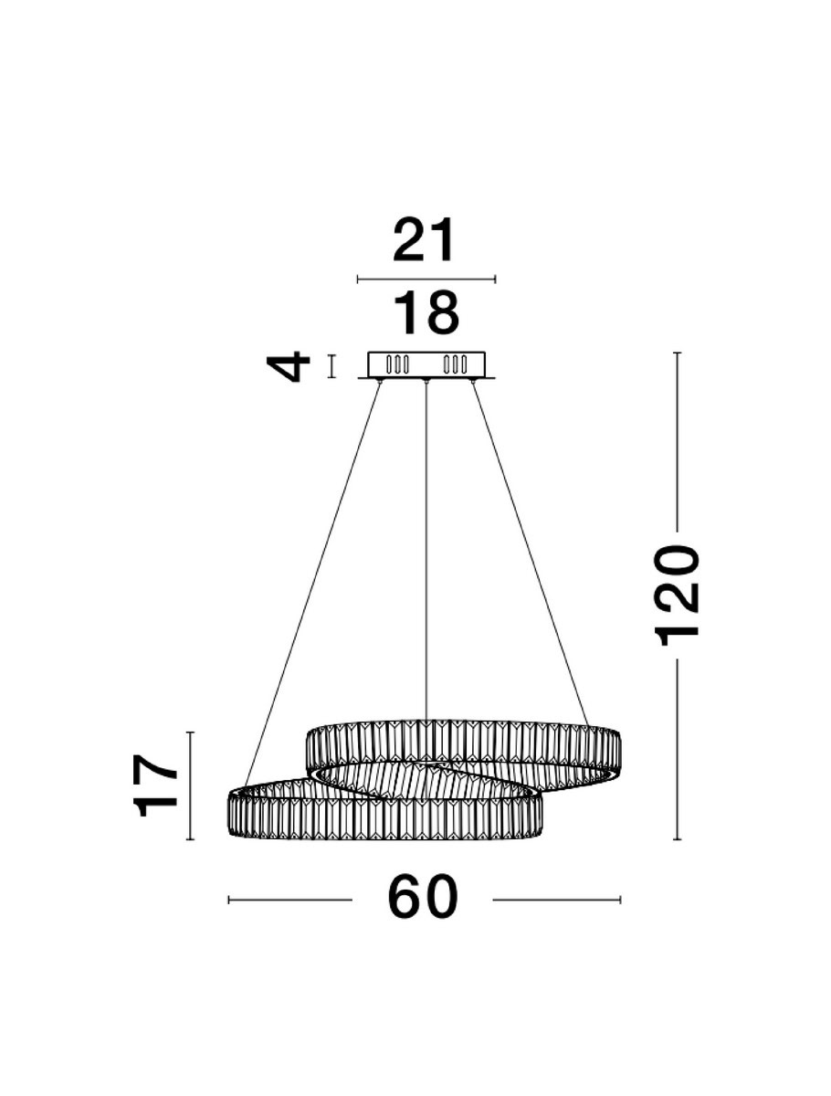 Lampa wisząca SINALOA LE42925 - Luces Exclusivas - obrazek 3