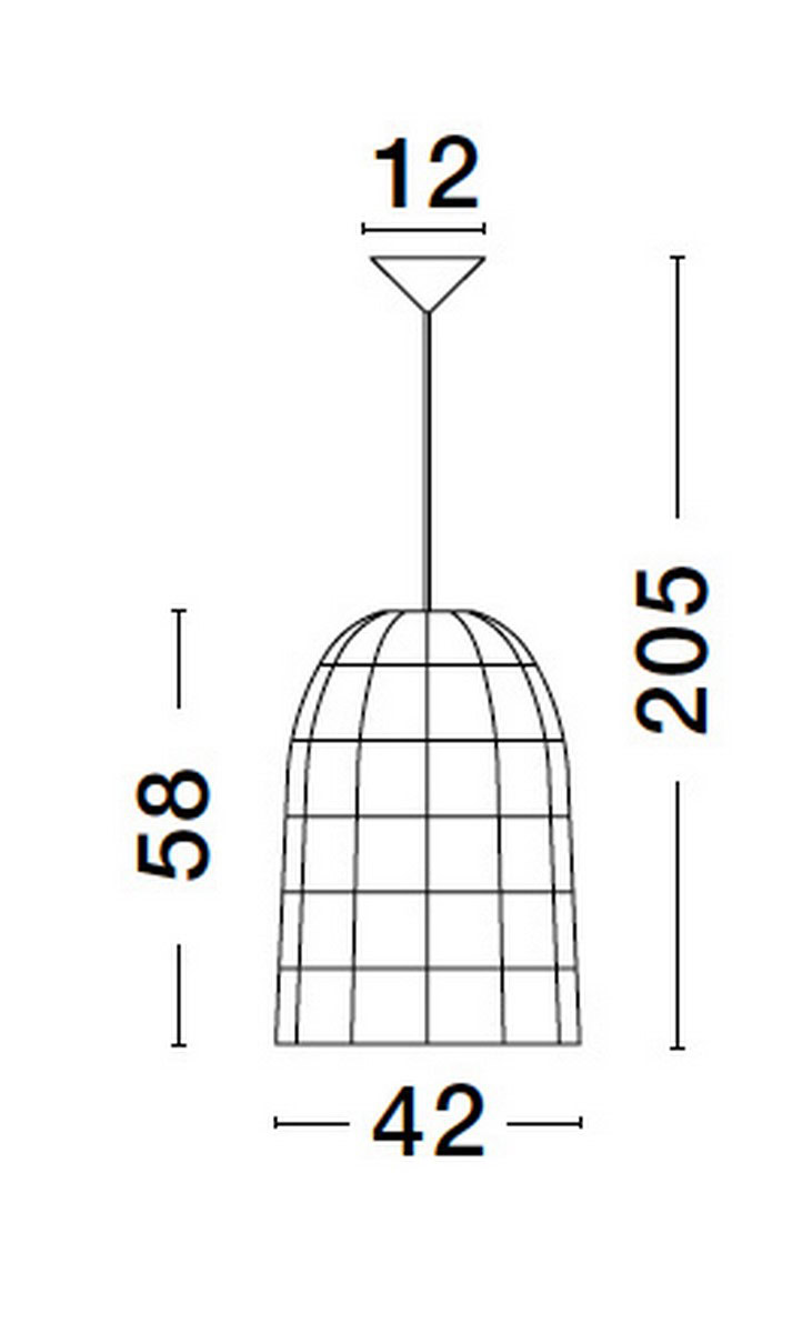 Lampa wisząca PARANA LE42952 - Luces Exclusivas - obrazek 4