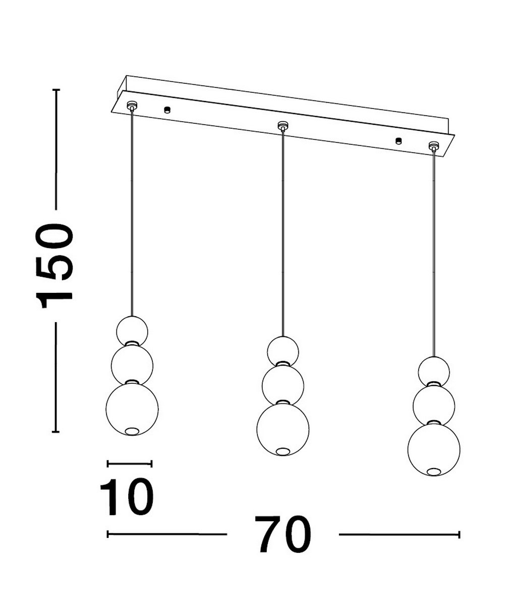 Lampa wisząca ADAN LE43213 - Luces Exclusivas - obrazek 4
