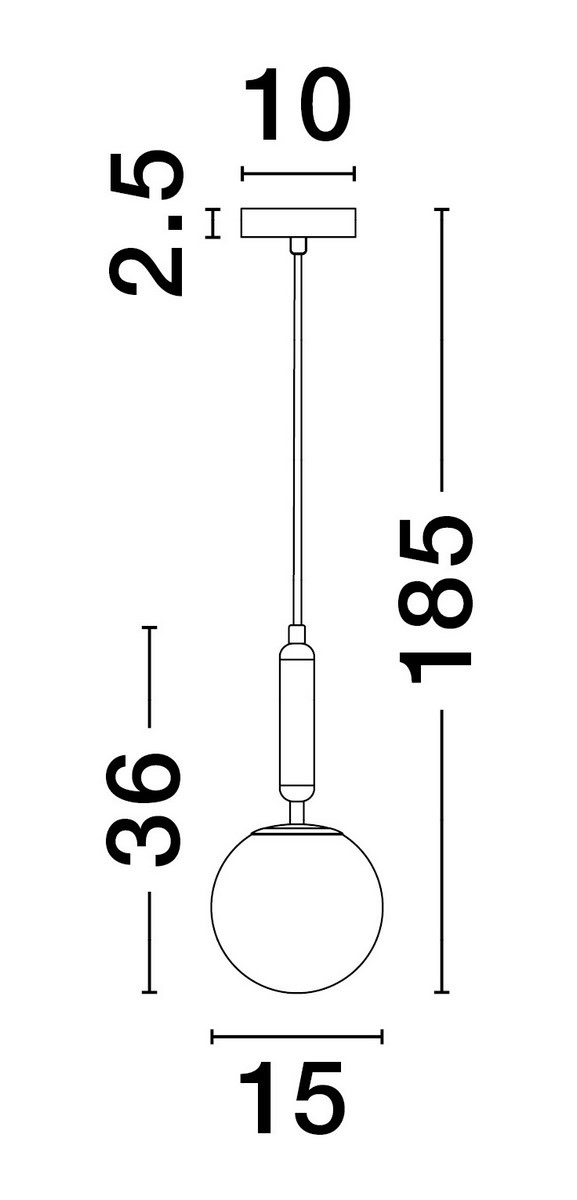 Lampa wisząca AGRO LE43222 - Luces Exclusivas - obrazek 2