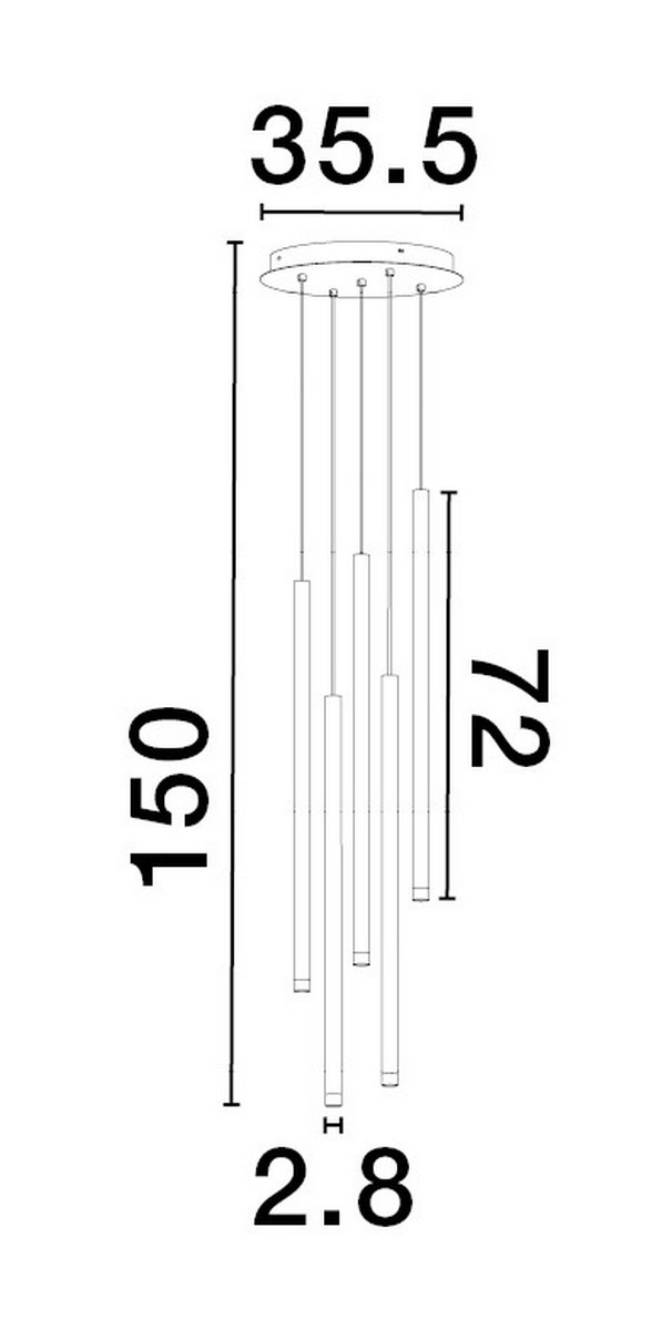 Lampa wisząca BALA LE43234 - Luces Exclusivas - obrazek 3
