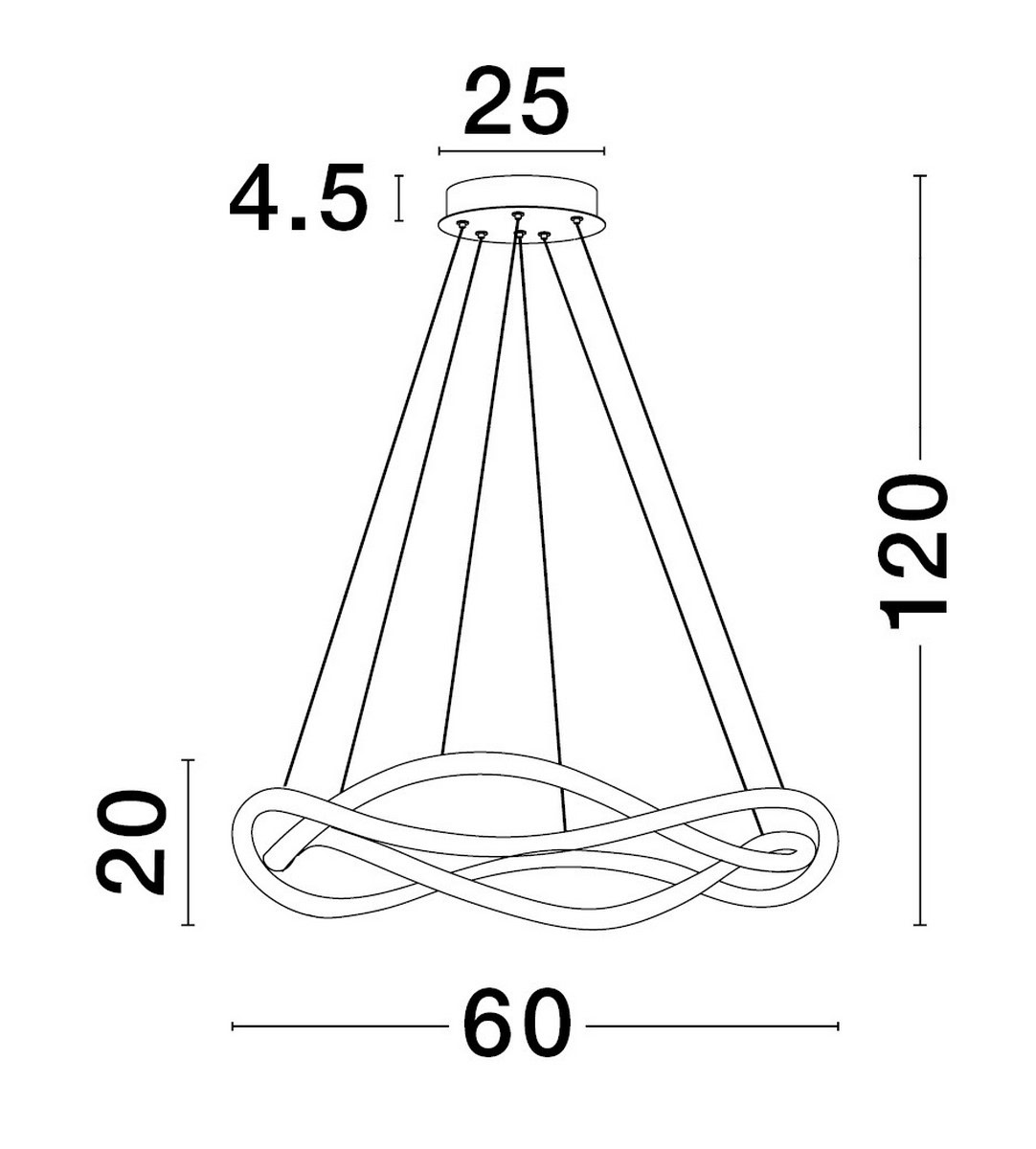 Lampa wisząca CHAPA LE43293 - Luces Exclusivas - obrazek 2