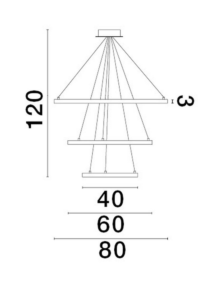 Lampa wisząca IRUN LE43301 - Luces Exclusivas - obrazek 2