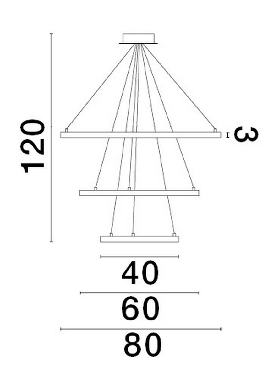 Lampa wisząca IRUN LE43304 - Luces Exclusivas - obrazek 2