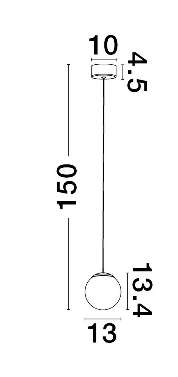 Lampa wisząca ABALA LE43311 - Luces Exclusivas - obrazek 2