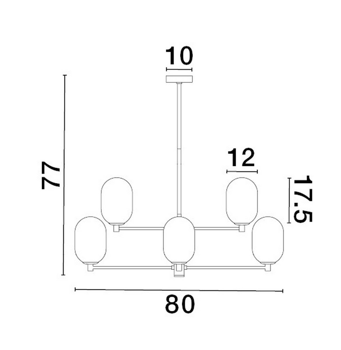 Lampa wisząca BADESI LE43350 - Luces Exclusivas - obrazek 4