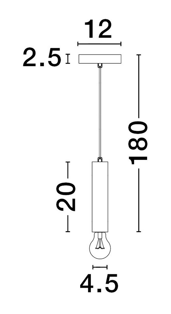 Lampa wisząca BAJAN LE43380 - Luces Exclusivas - obrazek 3