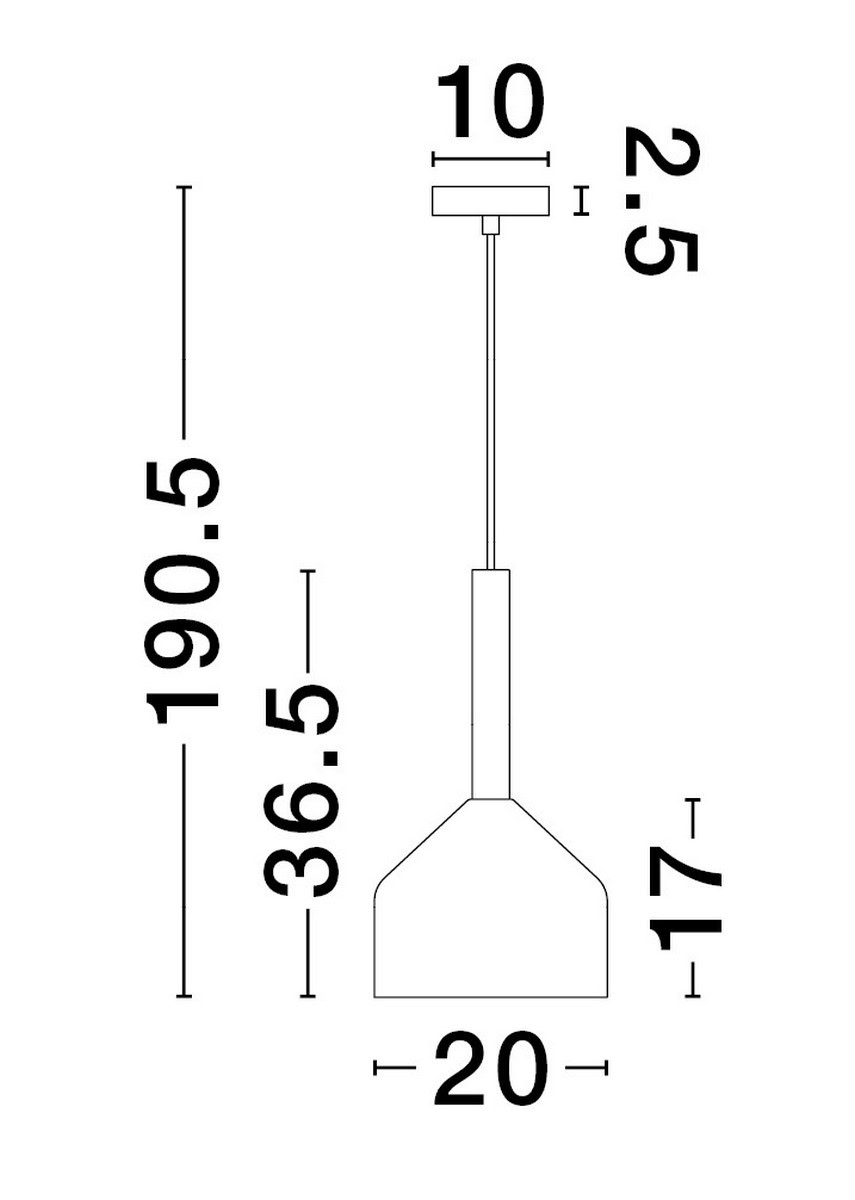 Lampa wisząca BAJOS LE43391 - Luces Exclusivas - obrazek 3