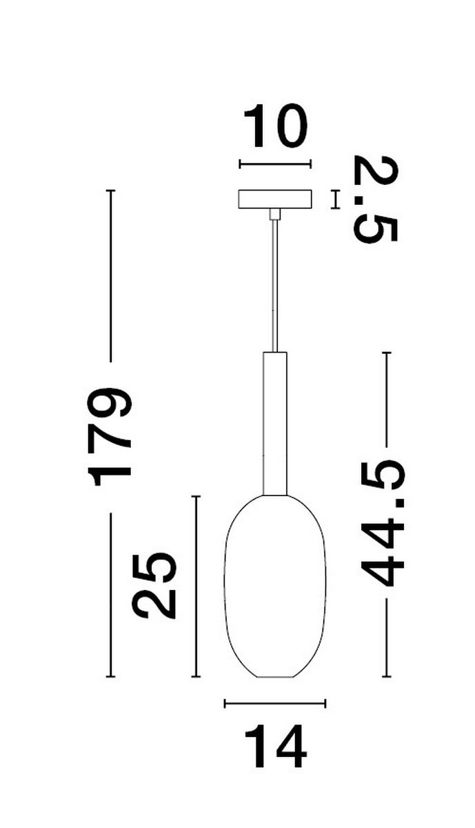 Lampa wisząca BAJOS LE43393 - Luces Exclusivas - obrazek 3